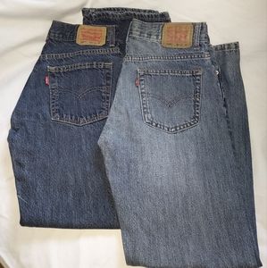 Boys' 505 Levi's Size 16 Straight Leg Jeans